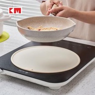 KM - 25CM圓形硅隔熱墊 廚房防燙餐桌墊 耐熱盤杯墊 多用途使用碗墊 砂鍋墊 電磁爐專用