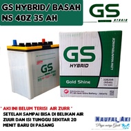 Aki Mobil Avanza/Rush/Espass/Terios/Xenia/Katana/Carry GS  Premium NS40Z 35 Ampere