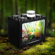 👍one set👍Led Light set Aquarium Fish Tank Mini Lego Tank Betta Tank Guppy Tank Bekas Ikan Laga Lampu Aquarium