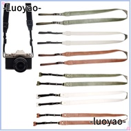 LUOYAO Camera Shoulder Strap, Retro Adjustable Micro Single Strap, Accessories PU Leather Neck Strap