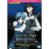 Black Butler Kuroshitsuji Complete Collector Boxset (Season 1-5) Anime DVD [Free Gift] [Fast Ship]