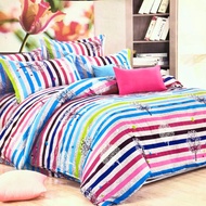 (KAIN SAHAJA) Kain Cotton Cadar Bidang 92" / Tree & Stripe 100% Pure Cotton Twill Hypoallergenic Bed