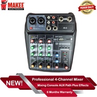 Professional 4 Channel Mixing Console Mixer With Effects E$G!