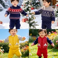C6037 (1-5/6y - small form) Woolen clothes for boys and girls (brand wool) 1-5y C6084 L001