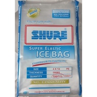 5 Packs Shure Plastic Ice Bag 4x12 PE