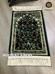 Sajadah Raudhah premium ukuran mini bahan beludru super spiegel