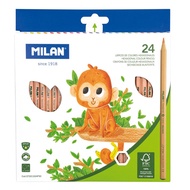 MILAN Classic Log Six-Color Pencil _ 24 Colors