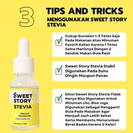 Sweet Story Stevia Liquid Natural Sweetener Sugar Substitute 0 CALORIES 0 SUGAR 15 ML