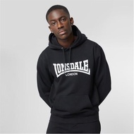 Sweater HOODIE LONSDALE ESSENTIAL BLACK ORIGINAL AUTHENTIC