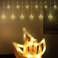 Lampu LED untuk Hari Diwali, Lampu Hiasan India, Lampu Minyak Diwali, Lampu Tirai, Lampu Hiasan Suas