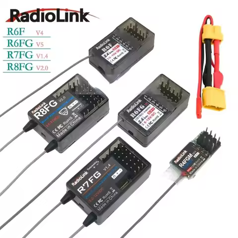 Radiolink 2.4GHz 6CH Receiver Gyro Inside for RC4GS/R6FG V5 Transmitter R7FG V1.4 R6F V4 R4FMG V2.0 