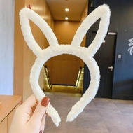 BANDO LUCU KARAKTER HEWAN BULU HALUS MOTIF KUPING KELINCI KUCING BERUANG BANDANA BEAR RABBIT WANITA