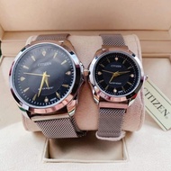 Citizen couple watch Ready Stock Men Women Magnet Buckle Strap Quartz Watch water resistant Hot Sell