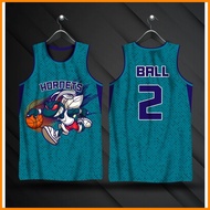 § ◹ ▥ BALL #2 Charlotte Hornets Jersey | Full Sublimation Jersey | LaMelo Ball NBA Jersey