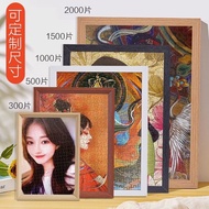 Wooden Puzzle Frame 1,000 Pieces Puzzle Frame Wall-Mounted Photo Frame 70 x 50 x 75 Special Puzzle F