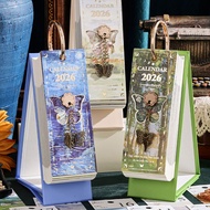 Aesthetic Art Decorative Calendar Ornament 2026 Vintage Oil Painting Art Calendar For Home/Office De