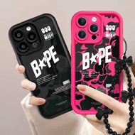 Floral Pink Flower Beaded Bracelet Back Cover Casing For VIVO Y17 Y15 Y12 Y12i Y3S 1901 1902 1904 Y7