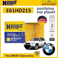 HENGST Oil Filter BMW X5 E70 Engine N52 N55 2006-2013 Penapis Minyak Enjin E61H D215 11 42 7 566 327