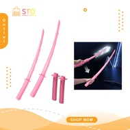 STO Long Knife Toys Samurai Sword Toys Stress Relief Toys Cute Funny Safe Fake Knife Toys Round Edge