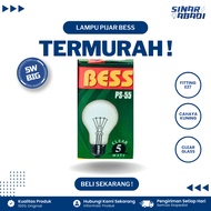 BESS Incandescent 5W Large E27 Yellow