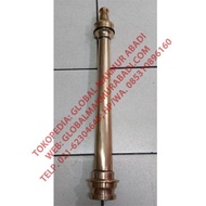 jet nozzle branchpipe instantaneous coupling kuningan full brass - 15 inch
