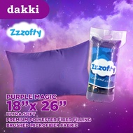 【3PCS PILLOW】Dakki ULTRA ZzZOFTy PURPLE 18"x26" Regular Pillow