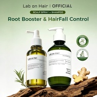 Lab On Hair 2in1 Scalp Spray + Shampoo - Rambut Gugur-Anti Hair Loss Treatment Hair Strength Growth