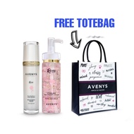 AVENYS SET ROSE ( LOTION &amp; SERUM ) FREE TOTE BAG‼️