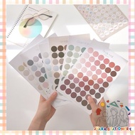 (165) Sticker Journal Macaron Dots Sticker Journal Sticker Scrapbook