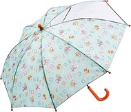 Skater UB45-A Children's Umbrella, 17.7 inches (45 cm), Curious George, Alphabet, Boys, Girls, 5 to 
