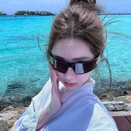 Women's sunglasses 2 in 1 sunglasses Street beat essential sunglasses sunglasses hair band 2 in 1