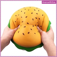 [SharprepublicefMY] Burger Stress Toy Soft Burger Shape Squishes Toy for Kids Children Adults