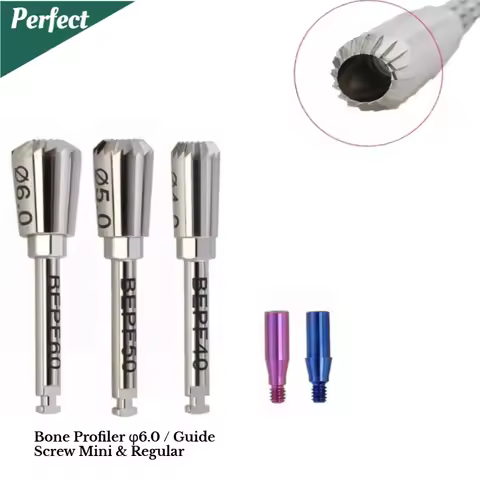 Dental Implant Bone Removal Guide Drill Bone Profiler Torque Hand Driver Fit for OSSTEM Hiossen Surg