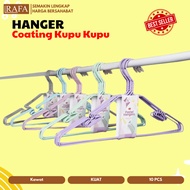 GANTUNGAN RAFA | Premium Butterfly Coating Hanger Clothes Hanger