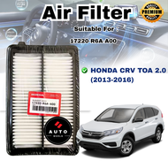 Air Filter HONDA CRV TOA 2.0 / 2.4 (2013-2016) Penapis Angin 17220-R6A-J00 17220-R6A-A00