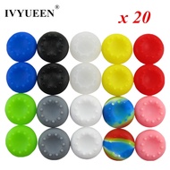 20 pcs Silicone Analog Thumb Stick Grips Cover for PlayStation 4 PS4 Pro Slim for XBox One Controller Thumbsticks Caps