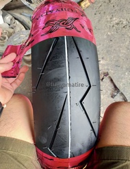 ยางหลัง 140/70-17 Tubeless ยี่ห้อ Fujiyama ยางหลังสำหรับ R15 m slaz cbr150 Z250 NINJA300ลาย Flash ส