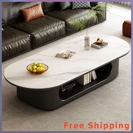 Coffee Table Living Room Italian Style New 2025 Modern Minimalist Coffee Tall Welcome Table Rock Sla