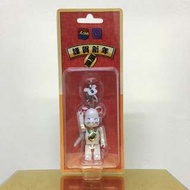 Medicomtoy Bearbrick 70% 白色 新年 開運 招財貓 吊飾 耳機塞