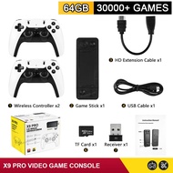 NEW 128G X9 PRO TV Video Game Console Retro Game Stick 45+ Emulator For PS1/PSP/NDS/N64 40000+ Famil
