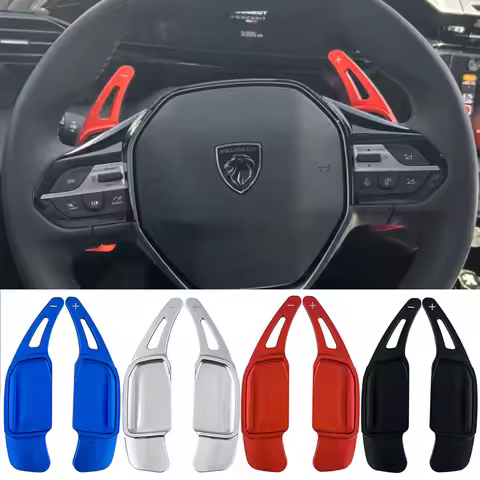 For Peugeot 308 3rd Generation 408 PHEV 2022-2025 SW GT Hybrid Premium Car Steering Wheel Shifter Pa