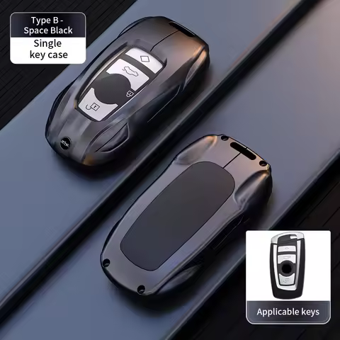 High quality Zinc Alloy Car Key Case Cover Key Holder Shell For BMW 1 3 5 7 Series X1 X3 X4 X5 F10 F