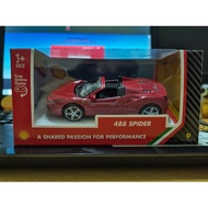 Authentic FERRARI RACE & PLAY 1/43 FERRARI 488 SPIDER