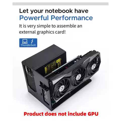 L69A For Thunderbolt-Compatible 3/4 GPU Dock Laptop to External Graphic Video Card Fit USB4 for Note