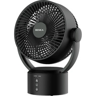 BENKA พัดลมตั้งโต๊ะชาร์จไฟแบบพกพา ขนาด 9 นิ้ว รุ่น KN-L2829 สีดำ แบรนด์แท้