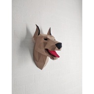 Doberman paper model