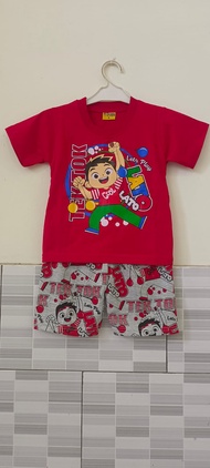 Setelan baju viral LATO-LATO / setelan baju anak laki-laki laki-laki gambar lato-lato / setelan kaos