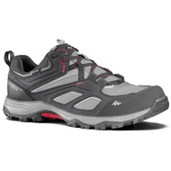 QUECHUA Men's waterproof mountain hiking shoes - MH100 - Grey