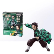 Ready Stock Bandai SHF Demon Slayer Demon Slayer Kamado Tanjiro Demon Slayer Swordsman Action Figure