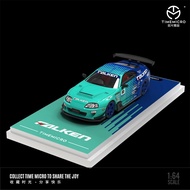 Diecast Time Micro 1:64 Supra A80Z Falken Sport Car Collection Children's Toy Gift